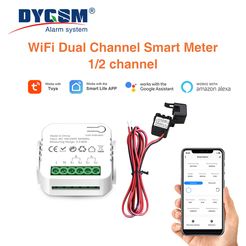 Energy Meter Bidirectional - Tuya Wifi inteligente medidor de energía