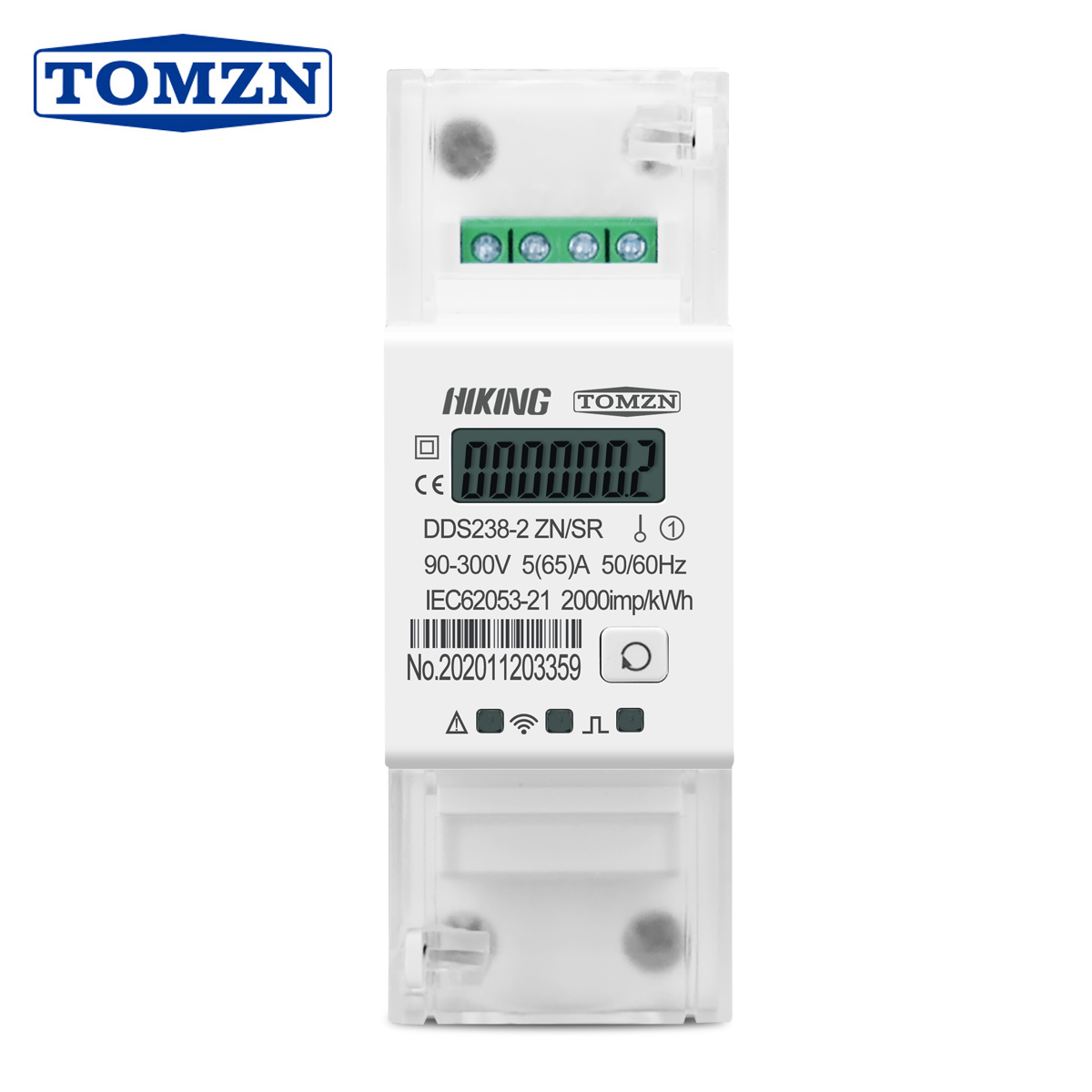 Energy Meter Bidirectional - Medidor de Energía Monofásico Multifunción TOMZN