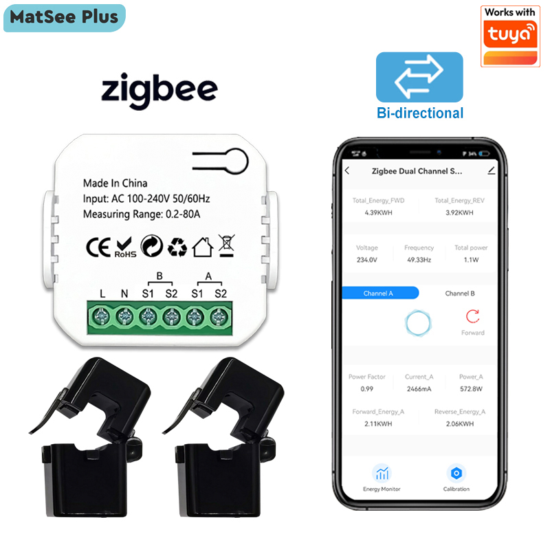 Energy Meter Bidirectional - Medidor de Energía Inteligente ZigBee Bidireccional
