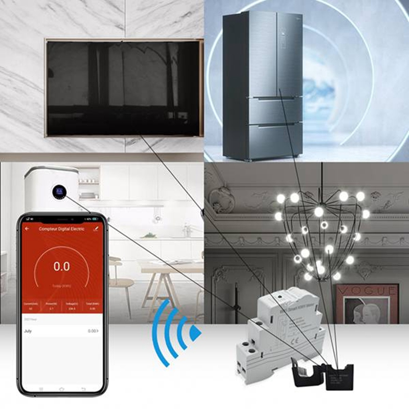 Tuya-medidor de electricidad i - Energy Meter Bidirectional reseña y precio