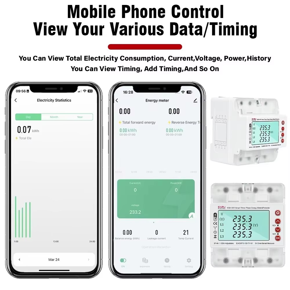 Medidor de Energía Trifásico I - Energy Meter Bidirectional reseña y precio
