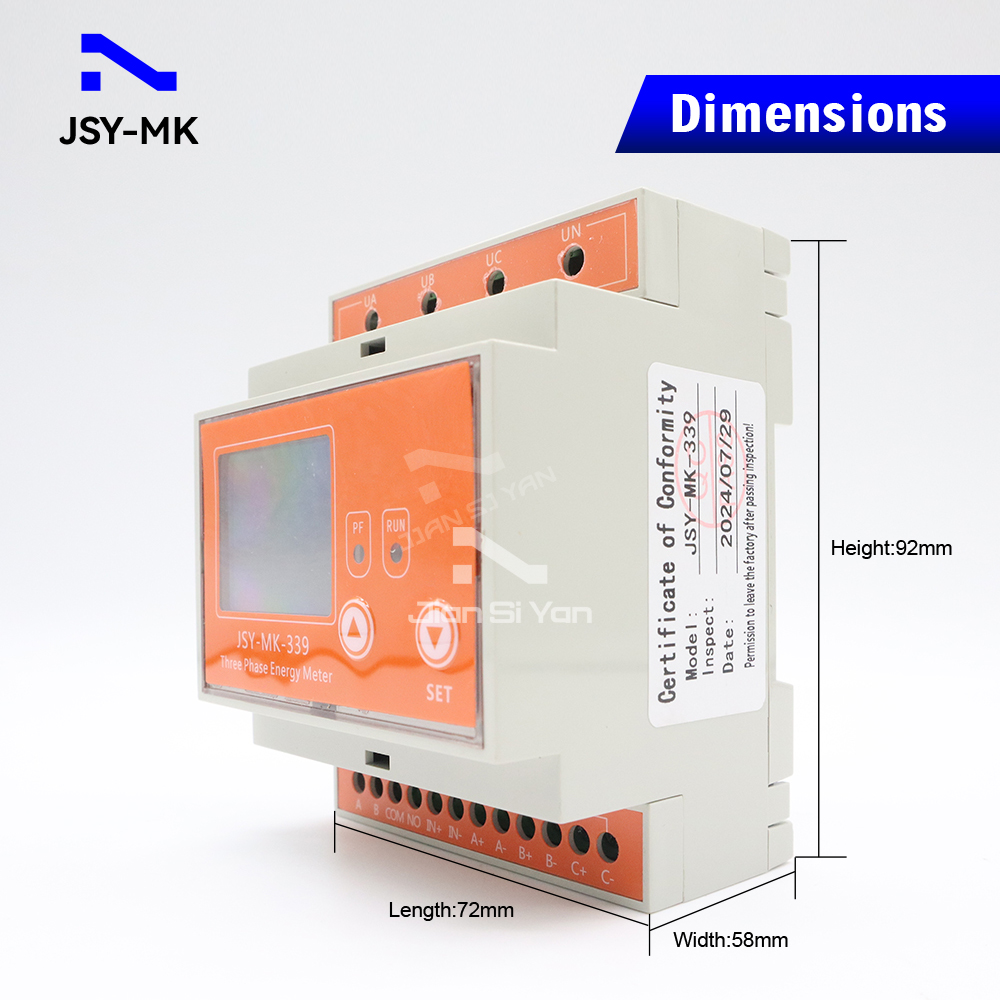 JSY-MK-339 RS485 medición bidi - Energy Meter Bidirectional reseña y precio